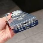 iPhone 17 Series Mag Safe Case – Corrugated Stripe Design | Slim Protective Wireless Charging Cover