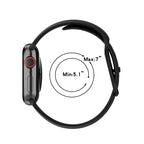 Silicone Strap for Apple Watch Series 9 8 7 6 5 4 3 SE (38mm 40mm 41mm 42mm 44mm 45mm 49mm) – Soft Rubber Sport Band for Men, Women & Kids – Compatible with W26 W37 W46 W56 FK88 IWO7 Pro Max Plus Smartwatch