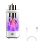 Rechargeable Electric Makeup Brush Cleaner – Automatic Cleaning, Quick Drying & UV Disinfection Tool