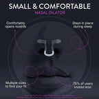 3 sizes Stop Snoring Device Silicone Elastic Nose Clip Anti-Snoring Supplies Nasal Dilator for Better Sleep & Improved Airflow