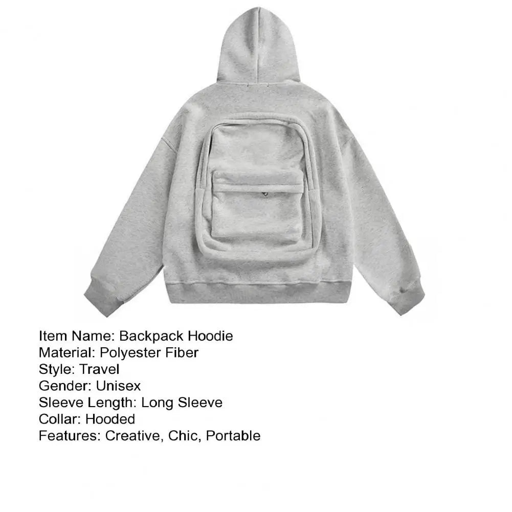 Women’s Loose Autumn & Winter Hoodie 2025 – American Style Trendy Backpack Casual Cotton Pullover