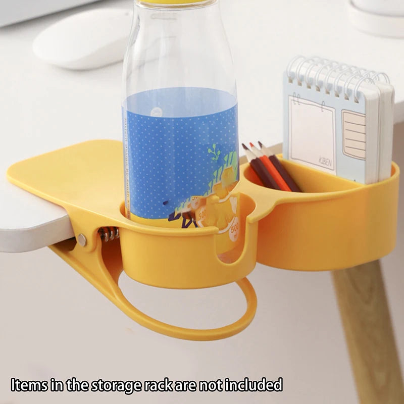 ABS Cup Holder Automotive Creativity Table Side Water Cup Holder Office Desk Computer Desk Fixed Cup Holder