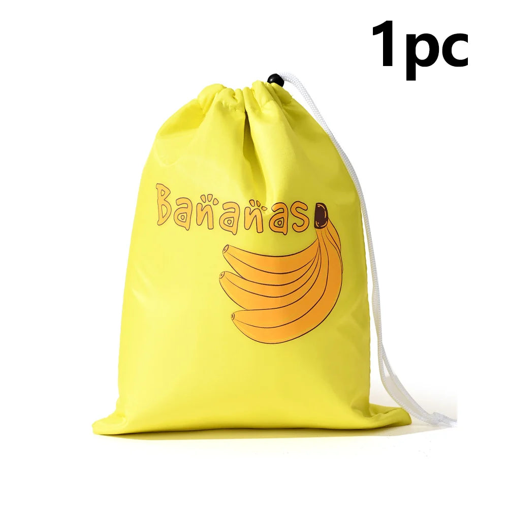 1-4 PCS Insulated Food-Safe Storage Bags Alum Foil Drawstring Pouch for Fridge Travel & Outdoor  Reusable Thermal Eco-Friendly