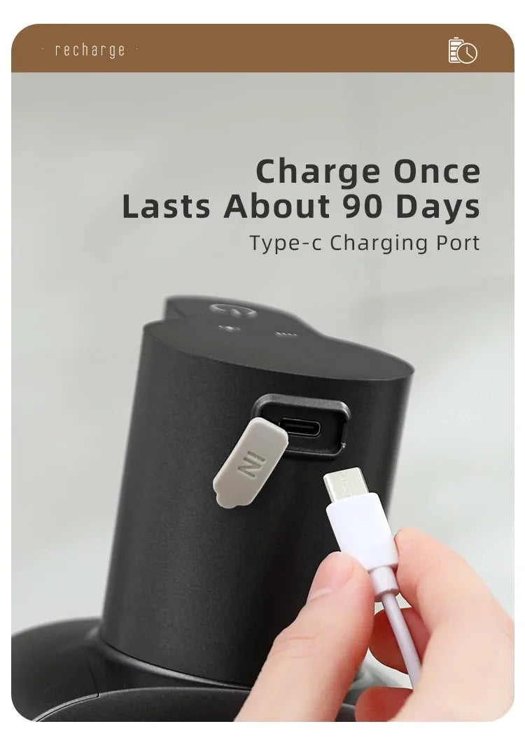 New Wall Mounted Automatic Soap Dispenser Foam Smart Hand Washing Machine 500ml Liquid Rechargeable Bathroom Induction Sensor.