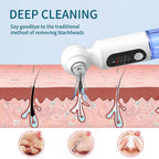 2025 New Blackhead Remover Pore Vacuum With Hot Compress Electric Facial Hydrating Cleaner Pimple Extractor Face Beauty Device