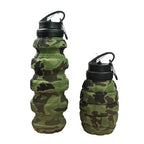 Food-Grade Silicone Folding Water Bottle – Retractable High-Temperature Resistant Sports & Camping Bottle 2025
