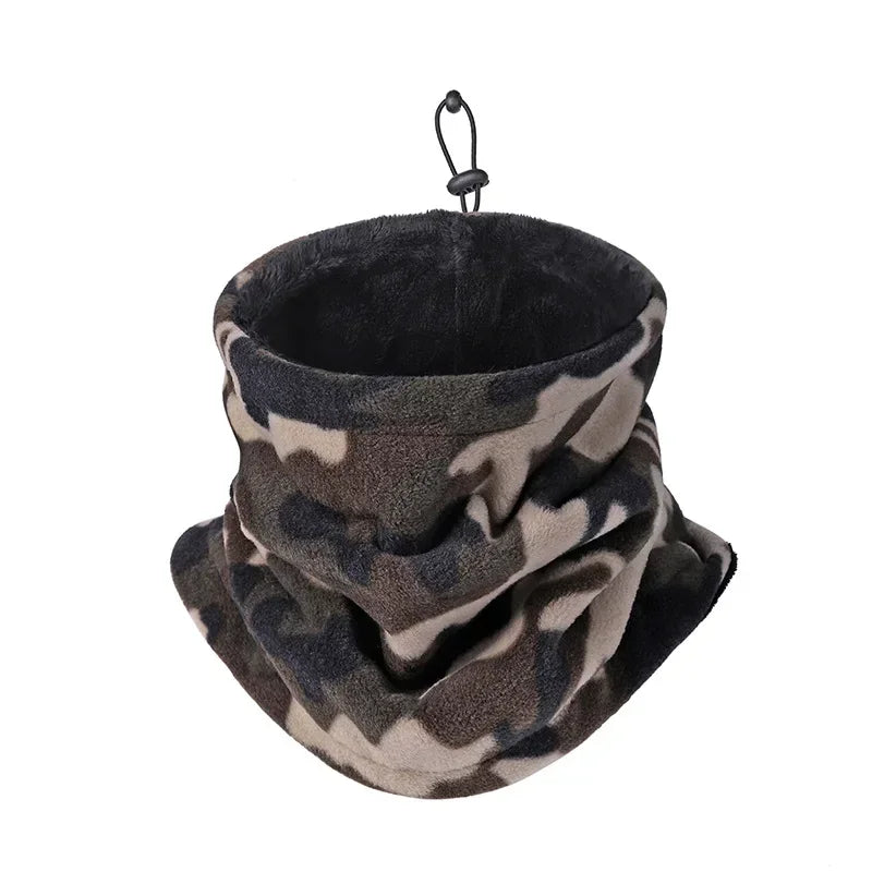 Hot Sale Winter Outdoors Cycling Scarf Thick Fleece Warm Scarf Windproof Dustproof Mask Polar Fleece Bandana  ski mask