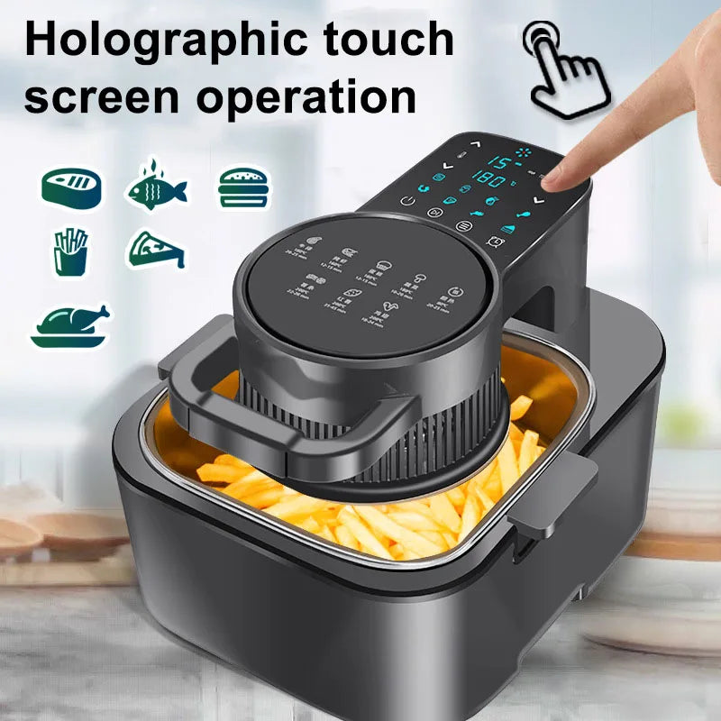 9L Smart Air Fryer with Large Capacity – Multi-Functional Touch Screen, Non-Stick Inner Pot, Oil-Free Cooking Oven 2025