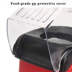 Mini Electric Popcorn Machine – 1200W Automatic Hot Air Popper for Home & Kitchen Movie Nights 2025