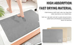 Diatomite Stone Bath Mat Diatomaceous Earth Bath Mat Rug Super Absorbent Non Slip 3.5MM Thickness Bathroom Mat Floor Bathtub Rug