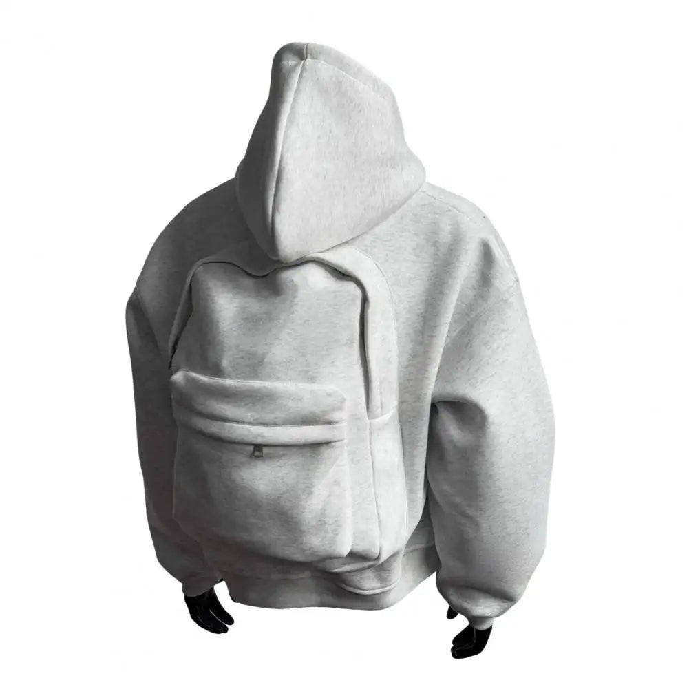 Women’s Loose Autumn & Winter Hoodie 2025 – American Style Trendy Backpack Casual Cotton Pullover