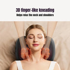 Neck Massage Pillow Shoulder Neck Massager Full Body Warming Kneading Home Car Waist Cushion Gift