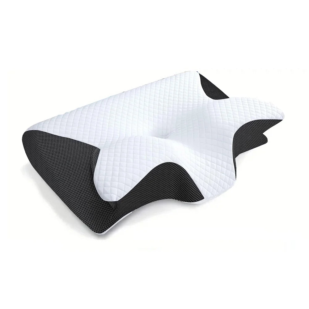 2-in-1 Memory Foam Cervical Pillow – Ergonomic Orthopedic Neck Pillow for Pain Relief & Better Sleep 2025