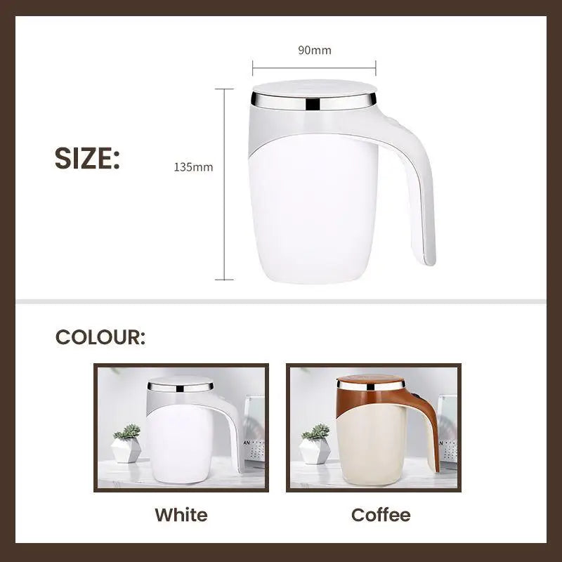 Automatic Coffee Mixing Cup Electric Protein Powder Mixing Cup Automatic Self Stirring Magnetic Mug Thermal Cup Stirring Coffee