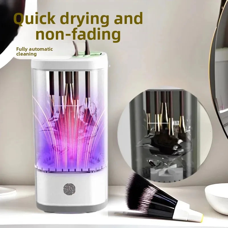 Automatic Electric Makeup Brush Cleaner Quick Dry Cross-Border Beauty Tool Home Use Cosmetic Brush Drying Machine