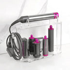 Holder Compatible with Dyson Airwrap Styler Accessories Acrylic 6 Holes Countertop Organizer Stand Desktop for Bathroom