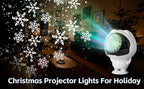 16-pattern Astronaut Christmas Pattern Light, 5V Snowflake Halloween Projection Light, Decorative Christmas Spotlight