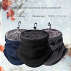 Hot Sale Winter Outdoors Cycling Scarf Thick Fleece Warm Scarf Windproof Dustproof Mask Polar Fleece Bandana  ski mask