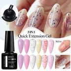 MEET ACROSS 6PCS Cat Magnetic Gel Polish Set with Magnetic Stick & Box