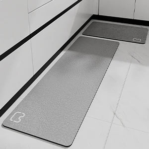 Diatomite Stone Bath Mat Diatomaceous Earth Bath Mat Rug Super Absorbent Non Slip 3.5MM Thickness Bathroom Mat Floor Bathtub Rug
