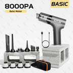 98000PA Wireless Car Vacuum Cleaner – Ultra-Powerful Mini Handheld with USB Charging & Wet/Dry Cleaning