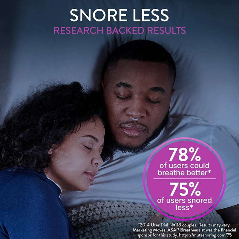 3 sizes Stop Snoring Device Silicone Elastic Nose Clip Anti-Snoring Supplies Nasal Dilator for Better Sleep & Improved Airflow