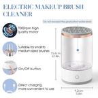 USB Plug Portable Electric Makeup Brush Cleaner Folding Powder Puff Cleaning Tool Makeup Brushes Automatic Washing Stand Device