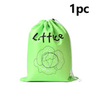 1-4 PCS Insulated Food-Safe Storage Bags Alum Foil Drawstring Pouch for Fridge Travel & Outdoor  Reusable Thermal Eco-Friendly