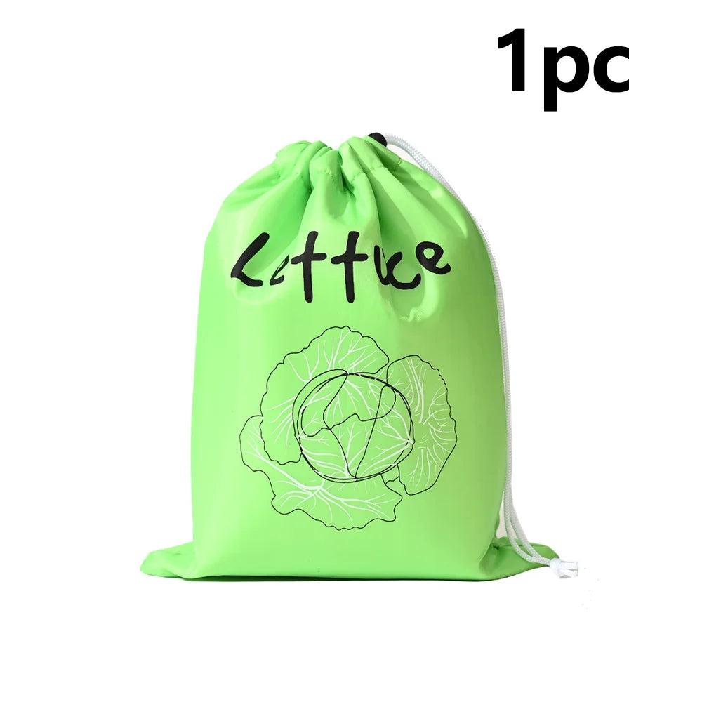 1-4 PCS Insulated Food-Safe Storage Bags Alum Foil Drawstring Pouch for Fridge Travel & Outdoor  Reusable Thermal Eco-Friendly