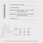 NEWBOLER Winter Cycling Gloves Warm Fleece Windproof Full Finger Gloves Touch Screen Anti-slip Adjustable Buckle Men Bike Gloves