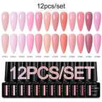 MEET ACROSS 6PCS Cat Magnetic Gel Polish Set with Magnetic Stick & Box
