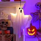 Halloween Ghost Hanging Night Light – LED Lamp Horror Props & Decor
