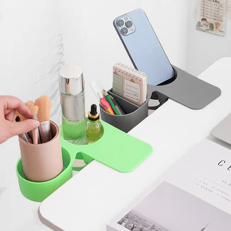 ABS Cup Holder Automotive Creativity Table Side Water Cup Holder Office Desk Computer Desk Fixed Cup Holder
