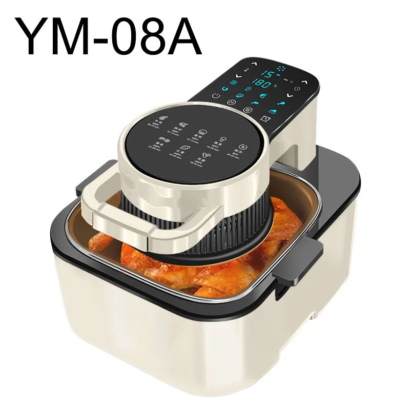 9L Smart Air Fryer with Large Capacity – Multi-Functional Touch Screen, Non-Stick Inner Pot, Oil-Free Cooking Oven 2025