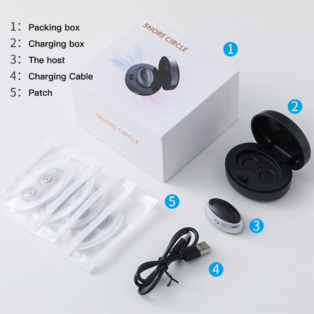 Smart Anti-snoring Device Breathing Corrector Electric Anti Snoring Sleep Pro Smart EMS Anti Snoring Device
