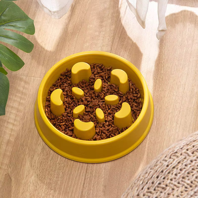 Puzzle Maze Pet Bowl – Slow Feeder for Dogs & Cats