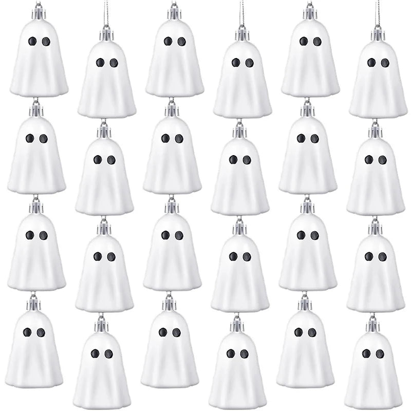Halloween Hangings Ornaments Ghost Decoration, Plastic Decorative Halloween Decoration For Party Christmas Tree Home Decor Gift