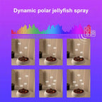 Dynamic Jellyfish Air Humidifier Aromatherapy Essential Oil Diffuser Remote Control Aroma Diffuser Cool Mist Humidifier for Home