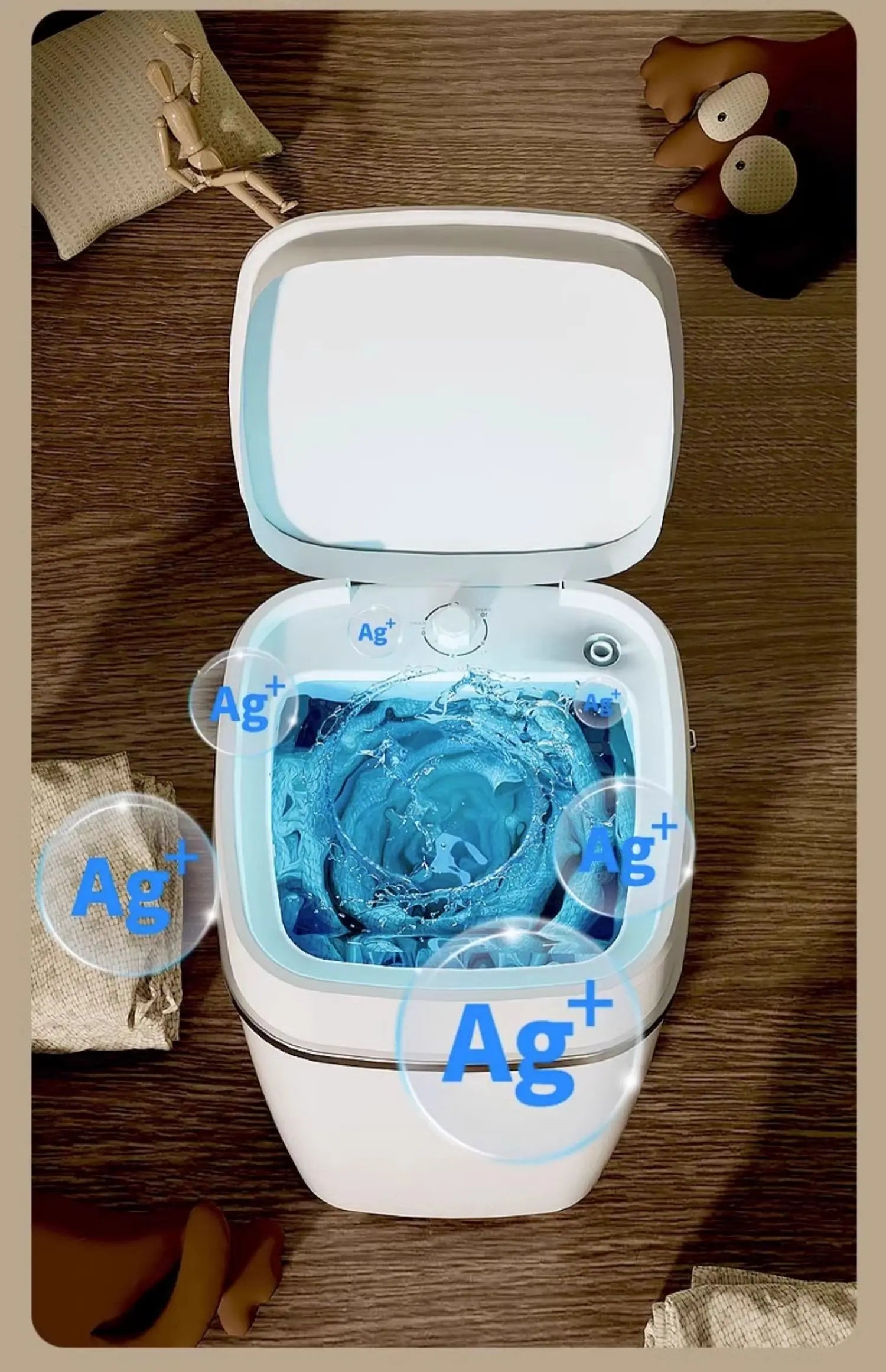 Small washing machine mini elution integrated semi-automatic in household dormitory  home appliance portable washing machine