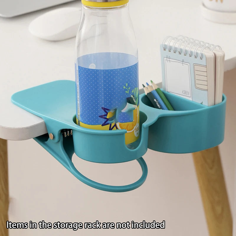 ABS Cup Holder Automotive Creativity Table Side Water Cup Holder Office Desk Computer Desk Fixed Cup Holder
