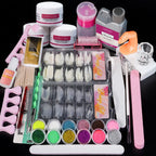 Limegirl Acrylic Powder & Liquid Monomer Nail Art Kit – Crystal Glitter Set
