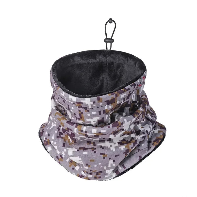 Hot Sale Winter Outdoors Cycling Scarf Thick Fleece Warm Scarf Windproof Dustproof Mask Polar Fleece Bandana  ski mask