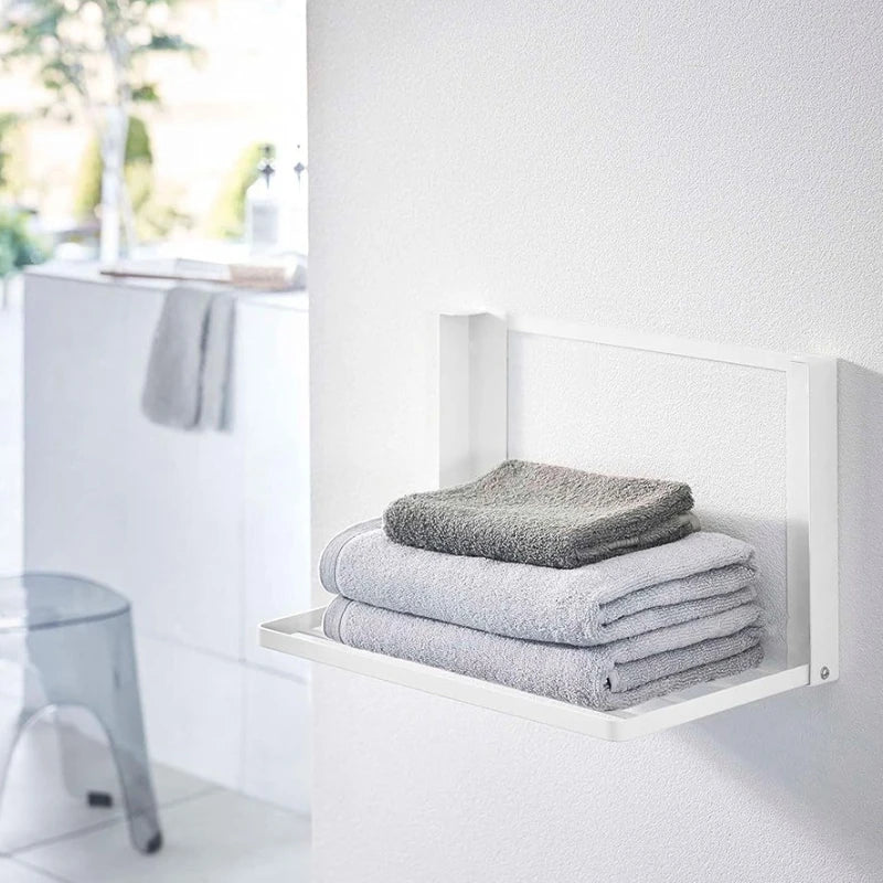 Multi Purpose Magnetic Folding Rack for Clothes and Towels Storage Rack for Bathroom Kitchen