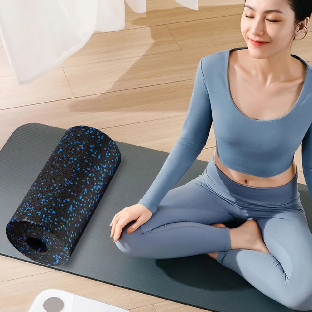 High-Density Foam Exercise Roller – Portable Hollow Muscle Massage Roller for Fitness, Yoga & Bodybuilding 2025