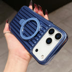iPhone 17 Series Mag Safe Case – Corrugated Stripe Design | Slim Protective Wireless Charging Cover