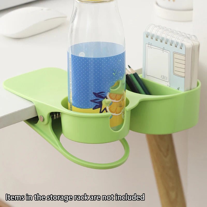 ABS Cup Holder Automotive Creativity Table Side Water Cup Holder Office Desk Computer Desk Fixed Cup Holder