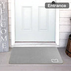 Diatomite Stone Bath Mat Diatomaceous Earth Bath Mat Rug Super Absorbent Non Slip 3.5MM Thickness Bathroom Mat Floor Bathtub Rug