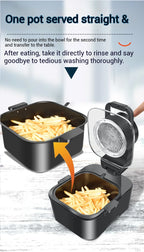 9L Smart Air Fryer with Large Capacity – Multi-Functional Touch Screen, Non-Stick Inner Pot, Oil-Free Cooking Oven 2025