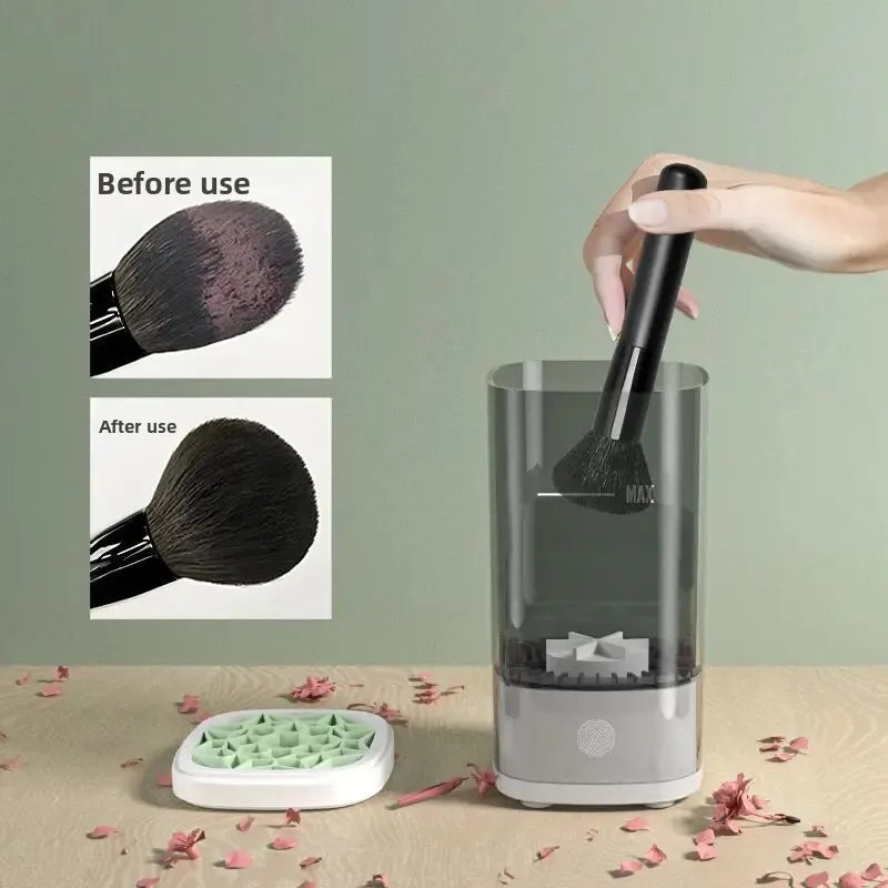 Automatic Electric Makeup Brush Cleaner Quick Dry Cross-Border Beauty Tool Home Use Cosmetic Brush Drying Machine