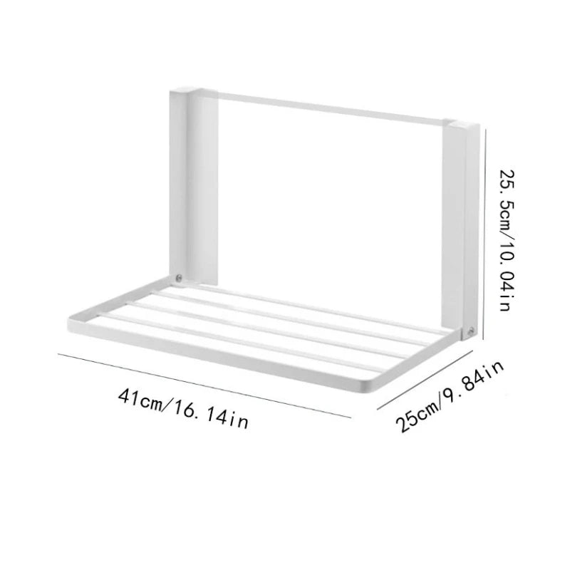Multi Purpose Magnetic Folding Rack for Clothes and Towels Storage Rack for Bathroom Kitchen